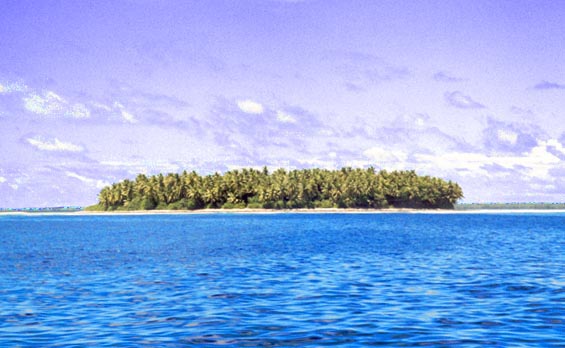 A view of an islet from the monthly boat